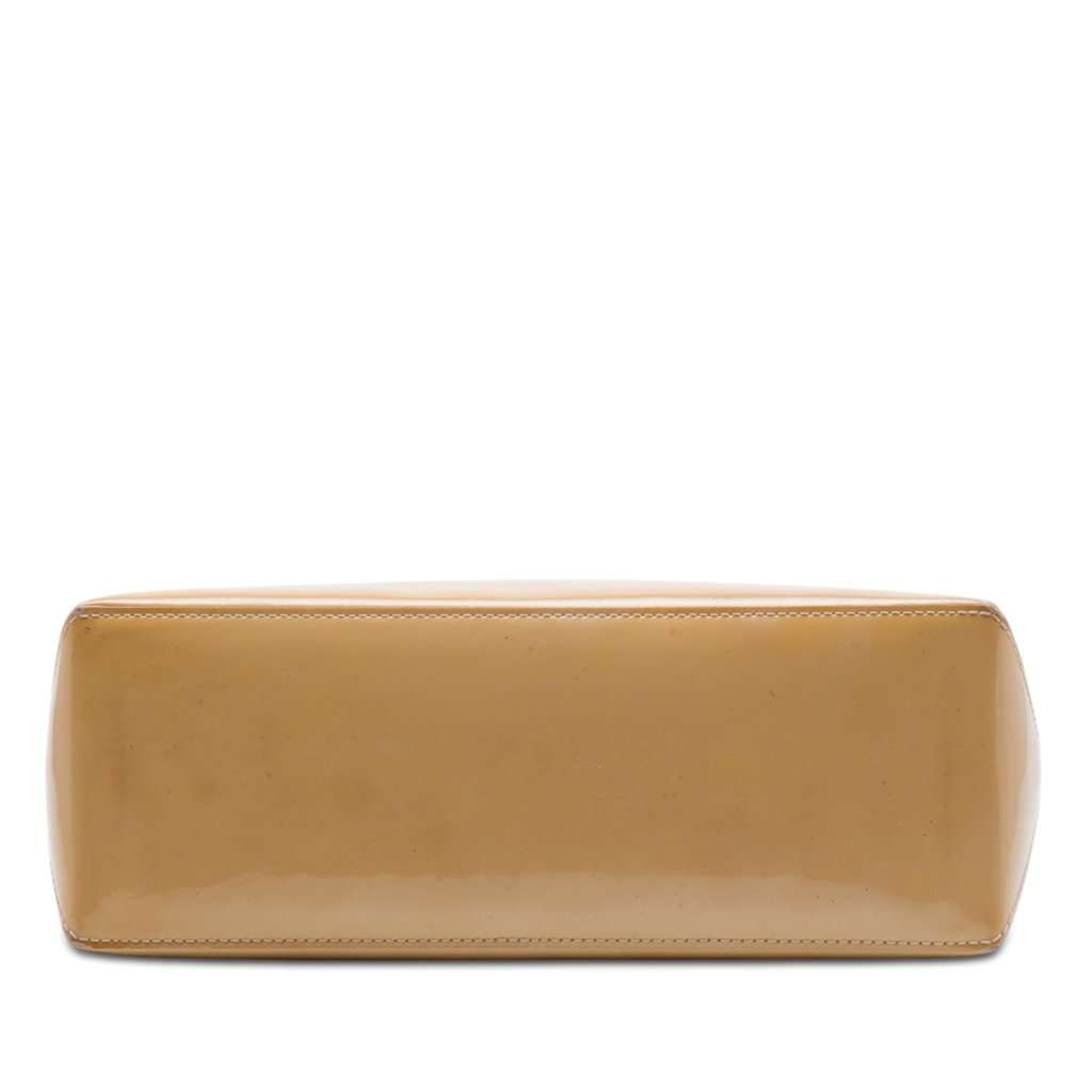 Louis Vuitton Monogram Vernis Wilshire PM Beige Leather Very good condition - Inside View