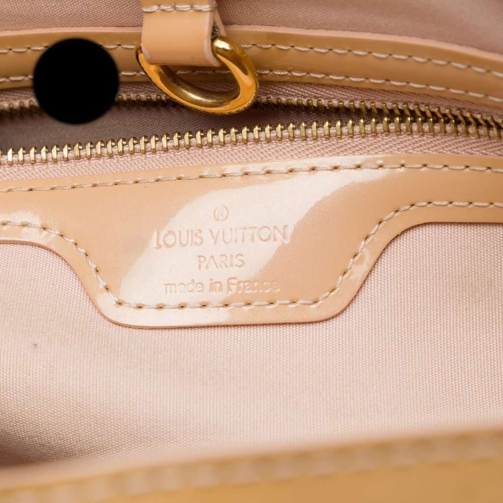 Louis Vuitton Monogram Vernis Wilshire PM Beige Leather Very good condition - Box View
