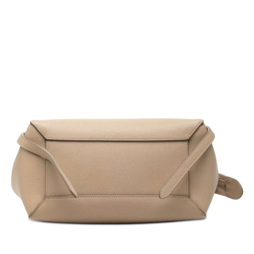 Celine Micro Grained Calfskin Belt Bag Beige Leather Very good condition - Inside View