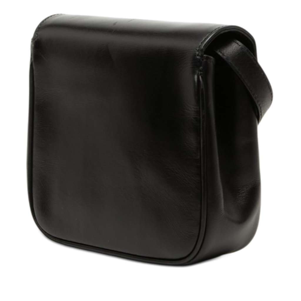 Ferragamo Mini Leather Vara Crossbody Black Leather Very good condition - Back View