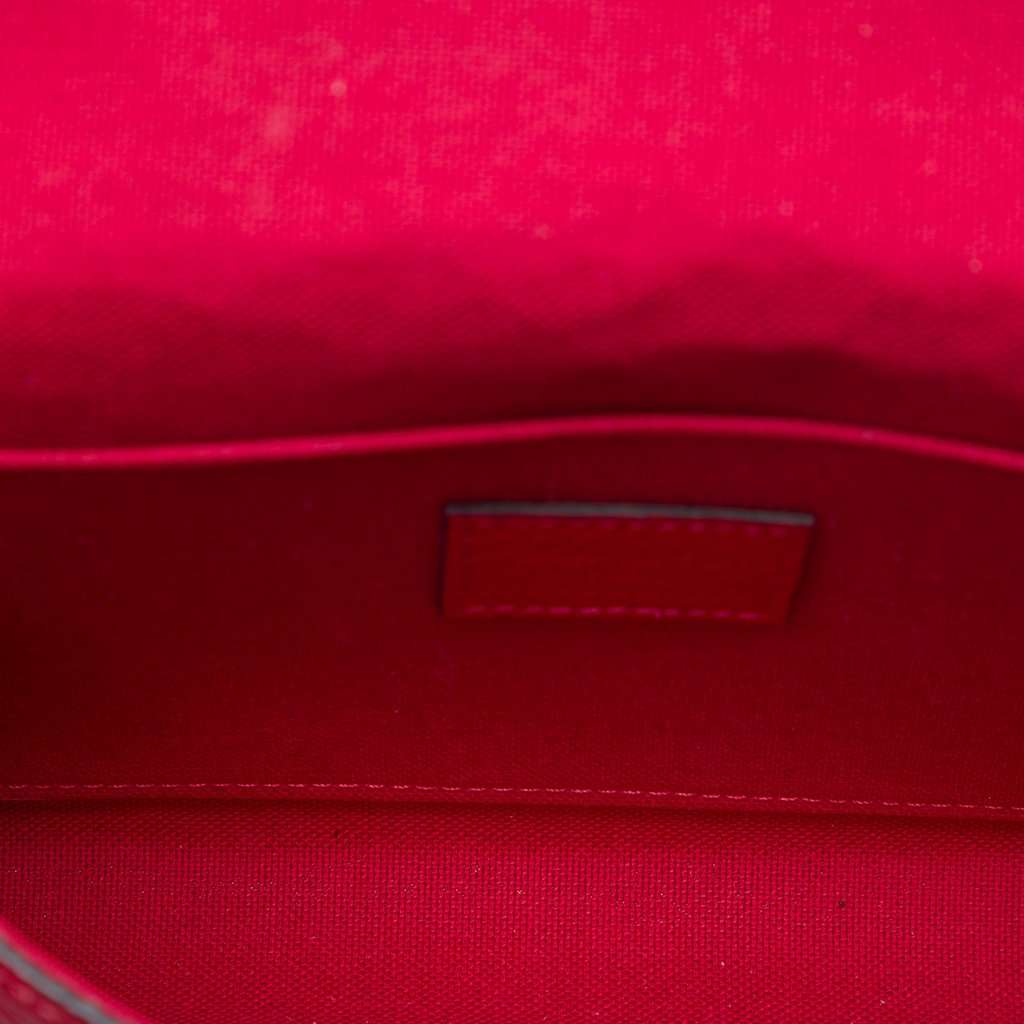 Louis Vuitton Monogram Empreinte Pochette Felicie Red Leather Very good - Model View