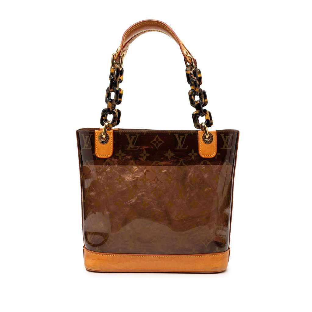 Louis Vuitton Monogram Cabas Sac Ambre PM Brown Plastic Very good condition - Front View