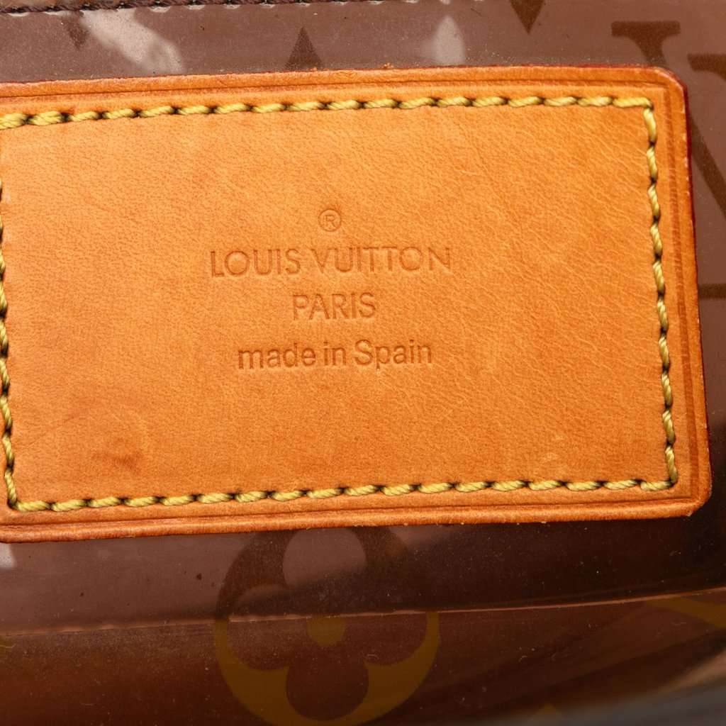 Louis Vuitton Monogram Cabas Sac Ambre PM Brown Plastic Very good condition - Box View