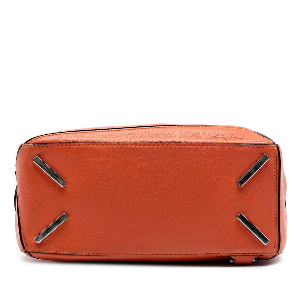 Loewe Small Calfskin Puzzle Satchel Orange Leather Very good condition - Inside View