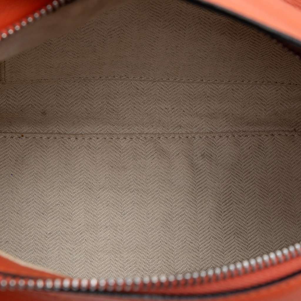 Loewe Small Calfskin Puzzle Satchel Orange Leather Very good condition - Model View