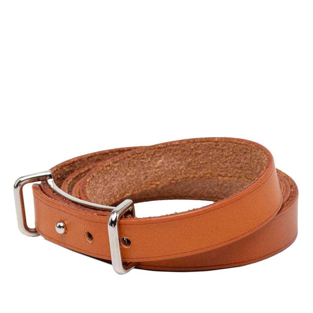 Hermès Swift Api II Triple Tour Wrap Bracelet Brown Leather Very good condition - Back View