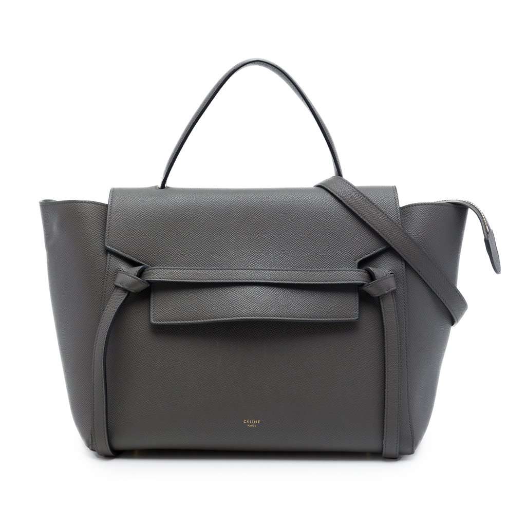 Celine Mini Grained Calfskin Belt Bag MultiColor Leather Very good - Front View