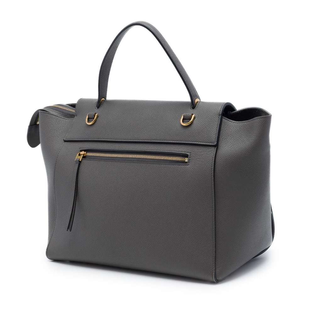 Celine Mini Grained Calfskin Belt Bag MultiColor Leather Very good - Back View