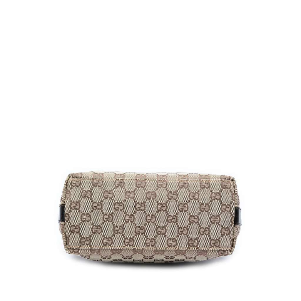Gucci GG Canvas Shoulder Bag Beige Very good - Inside View
