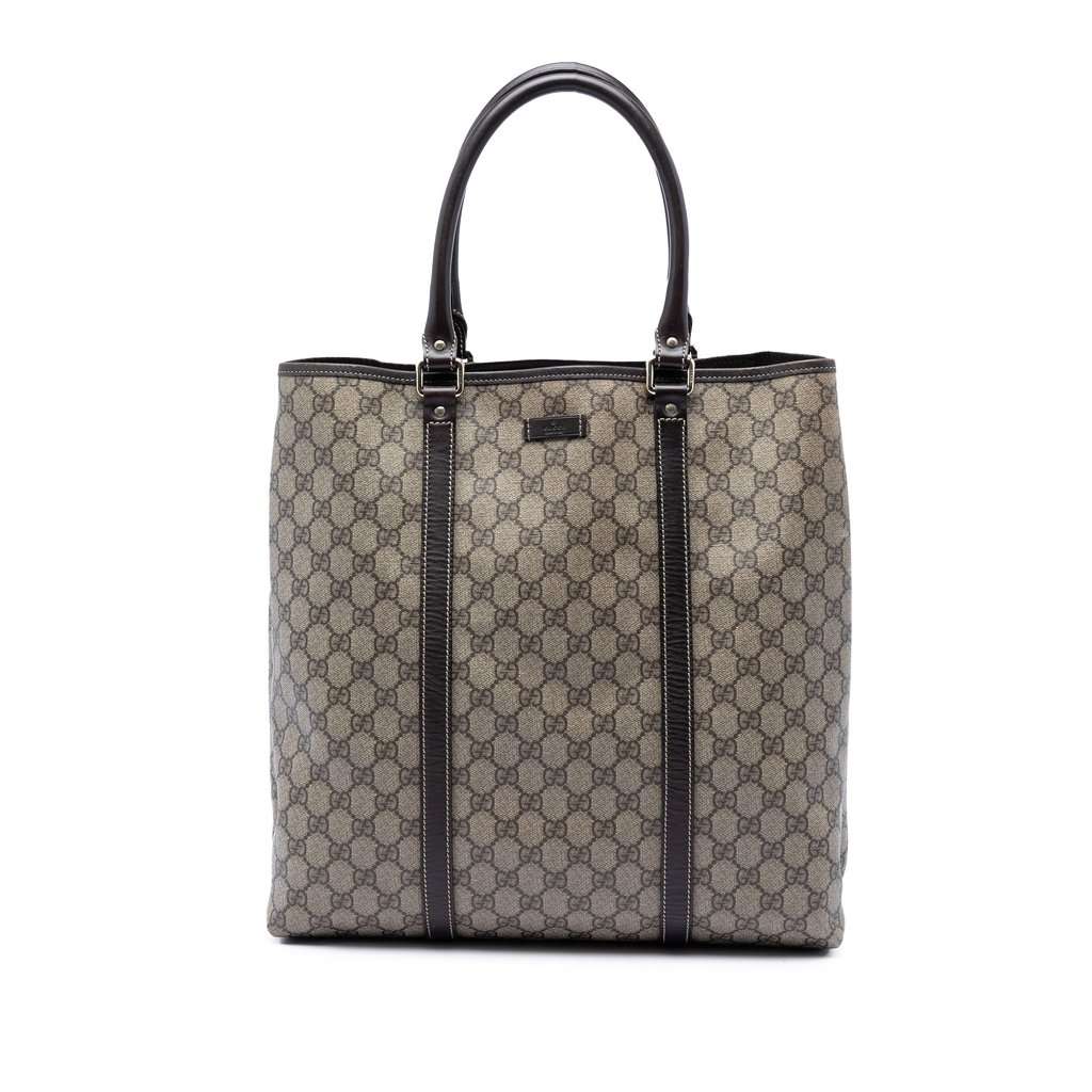Gucci GG Supreme Joy Vertical Tote Beige Very good condition - Front View