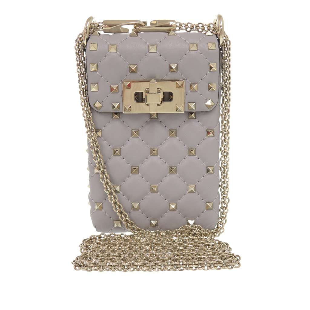 Valentino Lambskin Rockstud Spike Phone Case Crossbody MultiColor Leather Very good condition - Front View