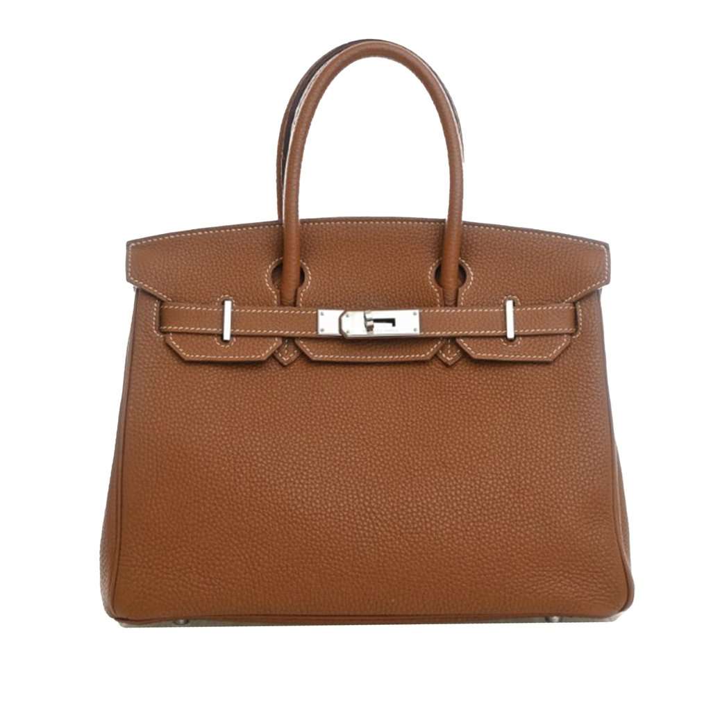 Hermès Togo Birkin Retourne 30 Brown Leather Very good condition - Front View