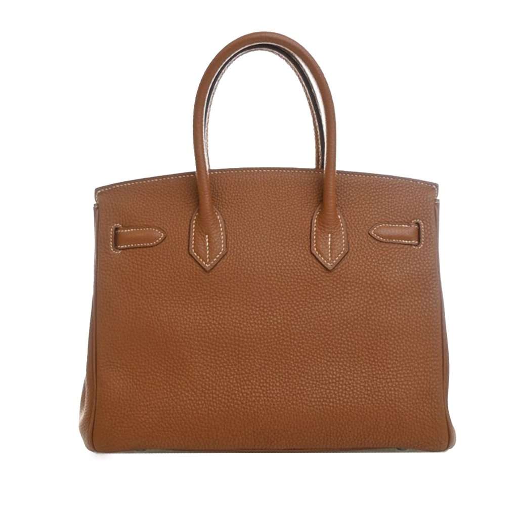 Hermès Togo Birkin Retourne 30 Brown Leather Very good condition - Back View