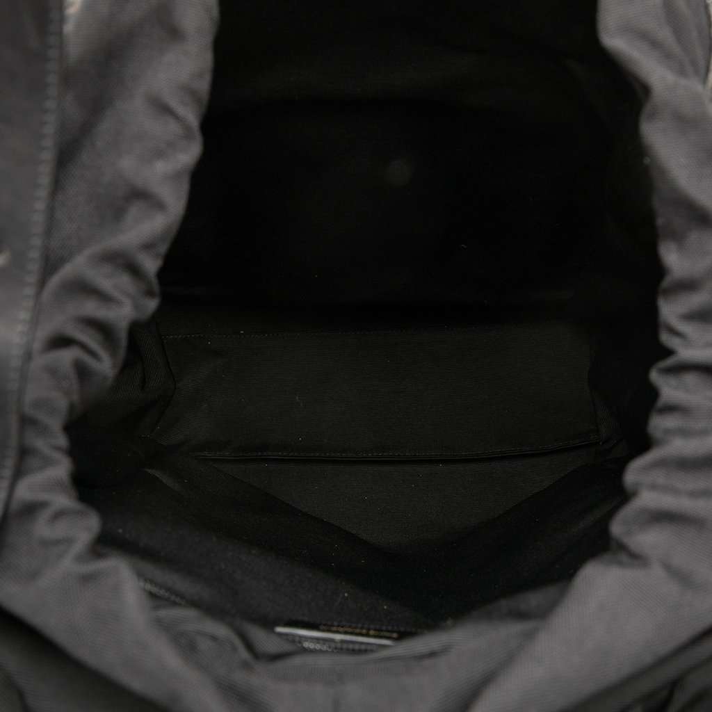 Saint Laurent Canvas Monogram Utilitarian Hunting Backpack Black Very good condition - Model View