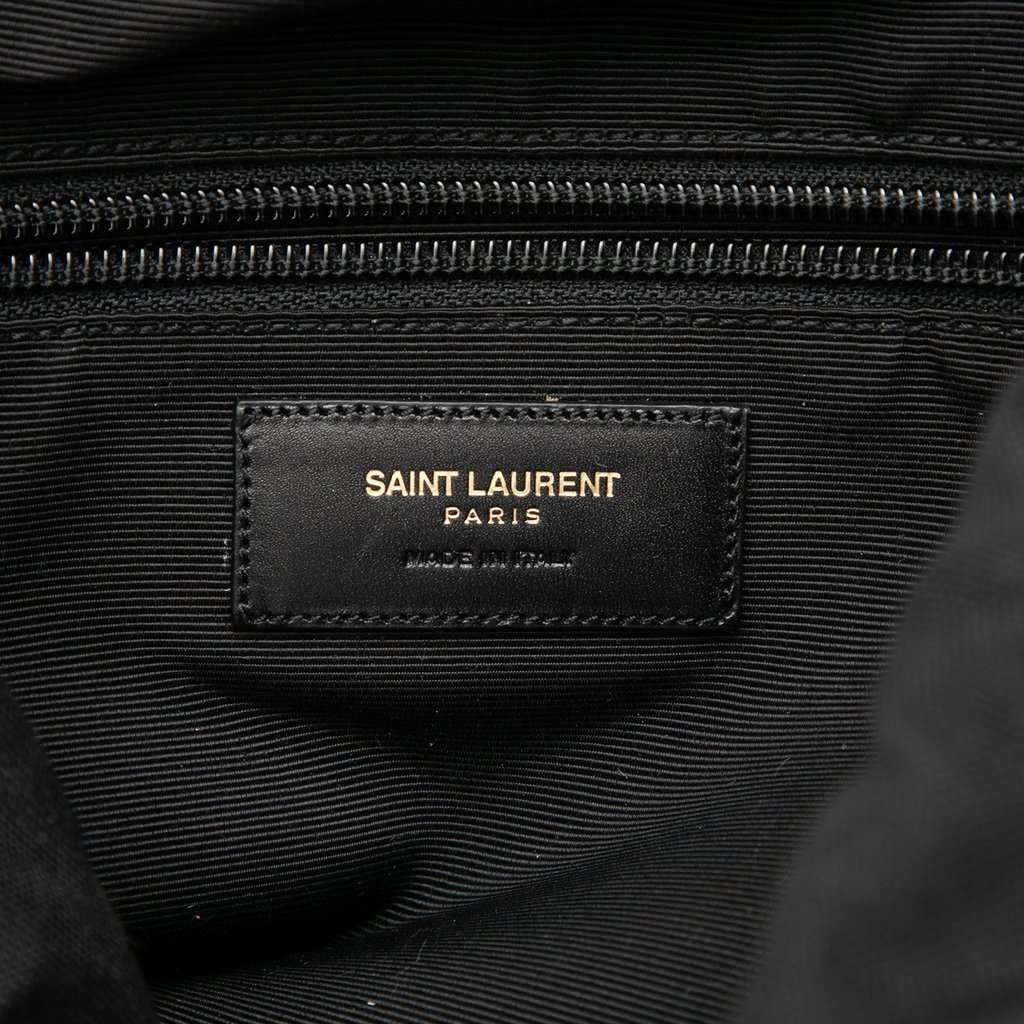 Saint Laurent Canvas Monogram Utilitarian Hunting Backpack Black Very good condition - Box View