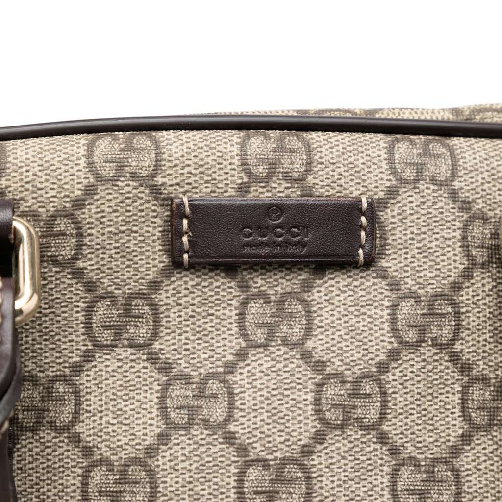 Gucci GG Supreme Business Bag Beige Very good condition - Box View