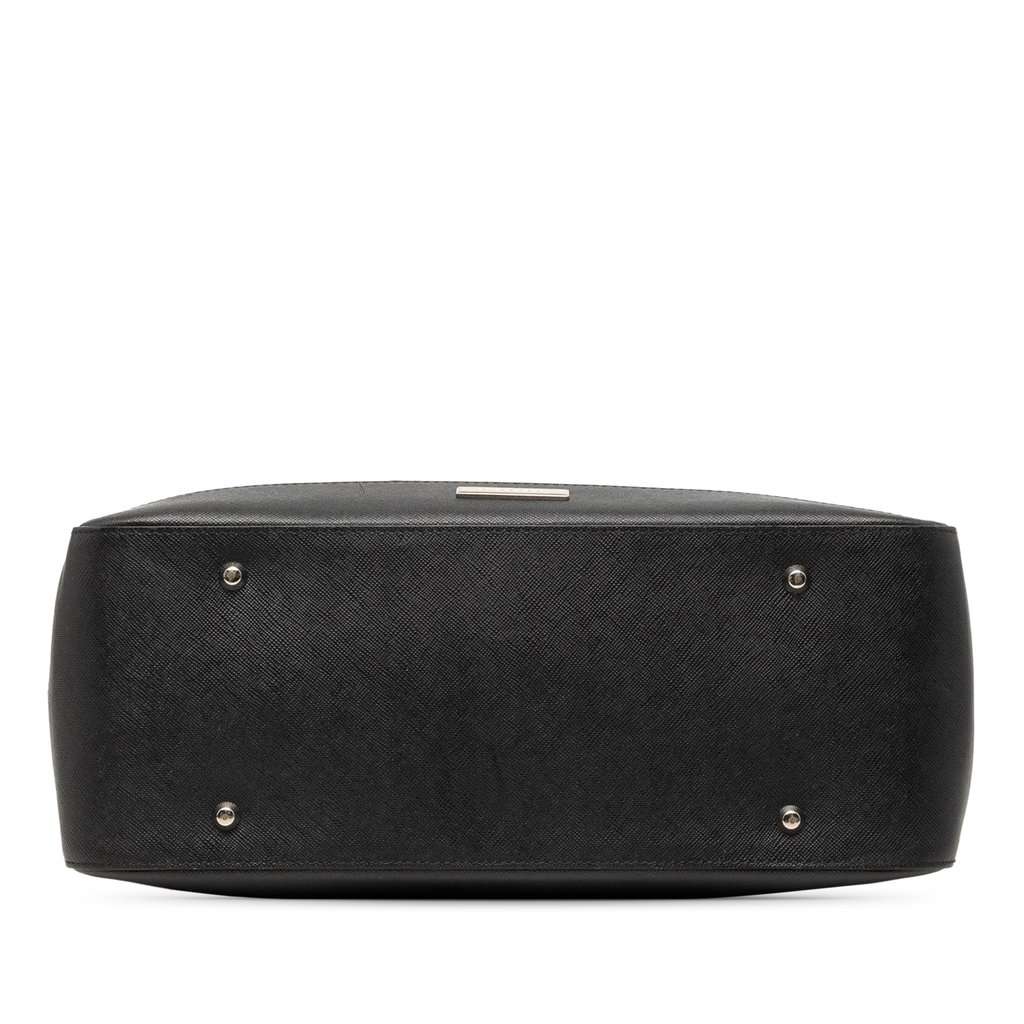 Burberry Calfskin Handbag Black Leather Very good - Inside View