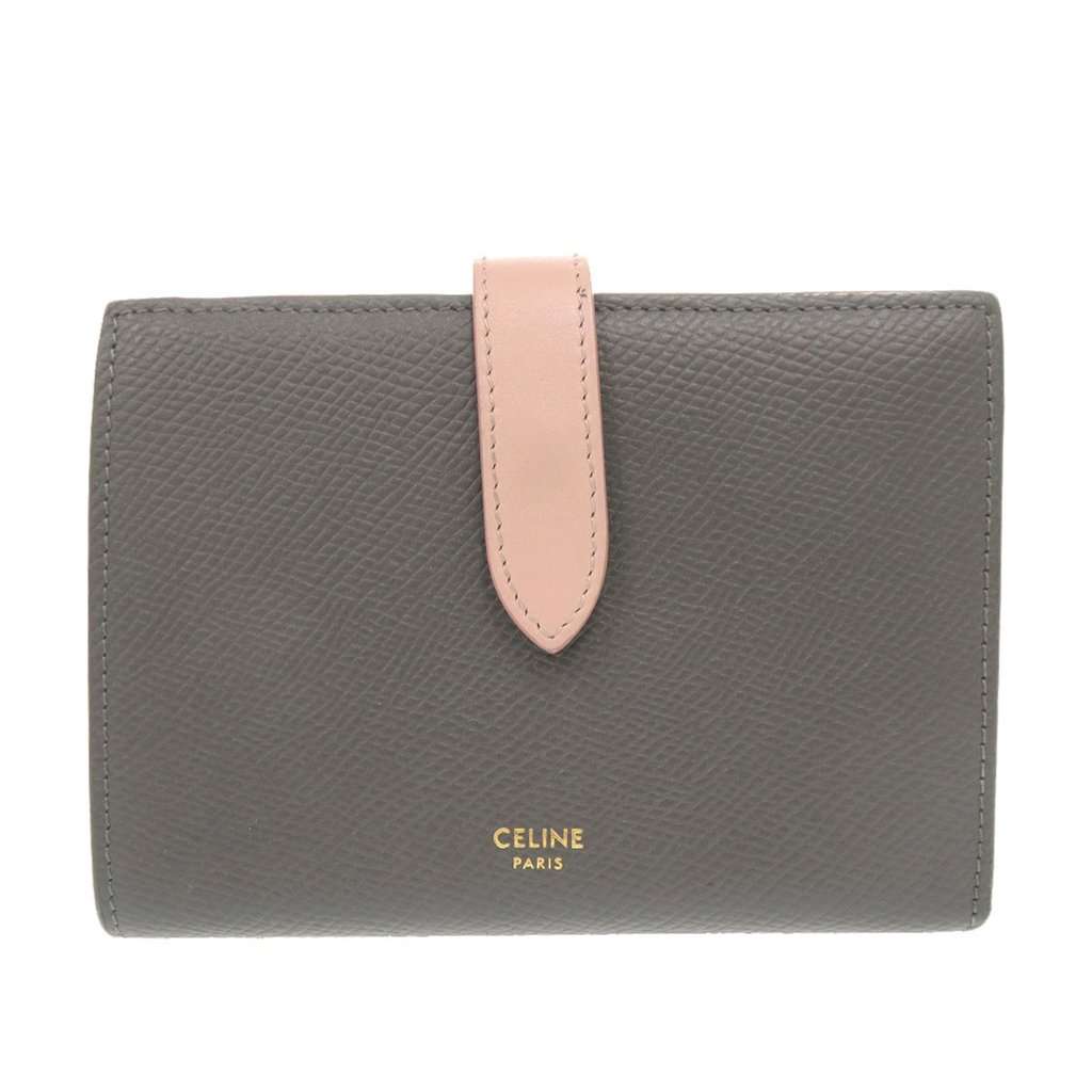 Celine Leather Multifunction Strap Wallet MultiColor Leather Very good condition - Front View