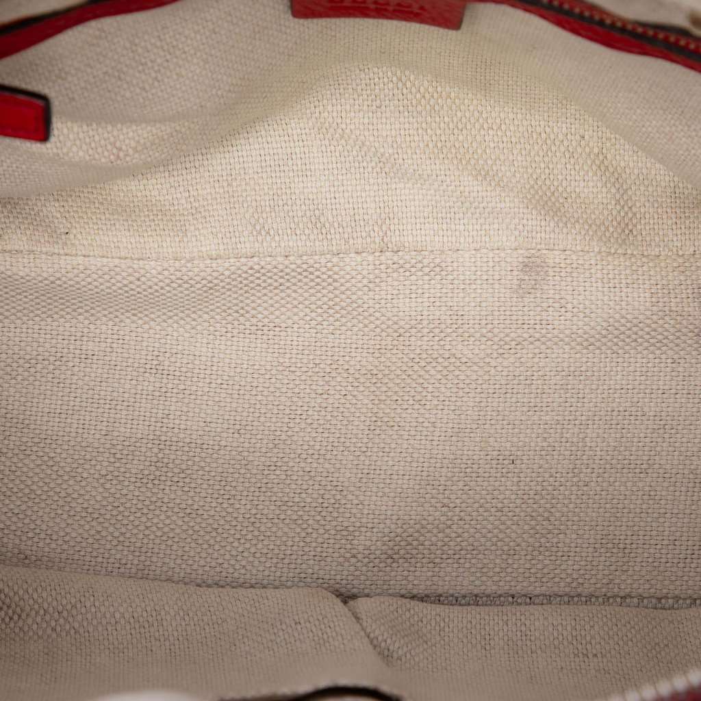 Gucci Calfskin Soho Chain Zip Shoulder Bag Red Leather Very good condition - Model View
