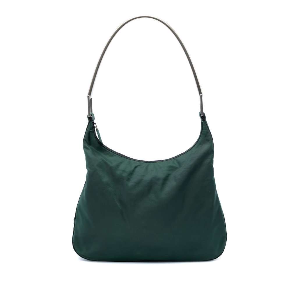 Prada Tessuto Shoulder Bag Green Very good condition - Front View