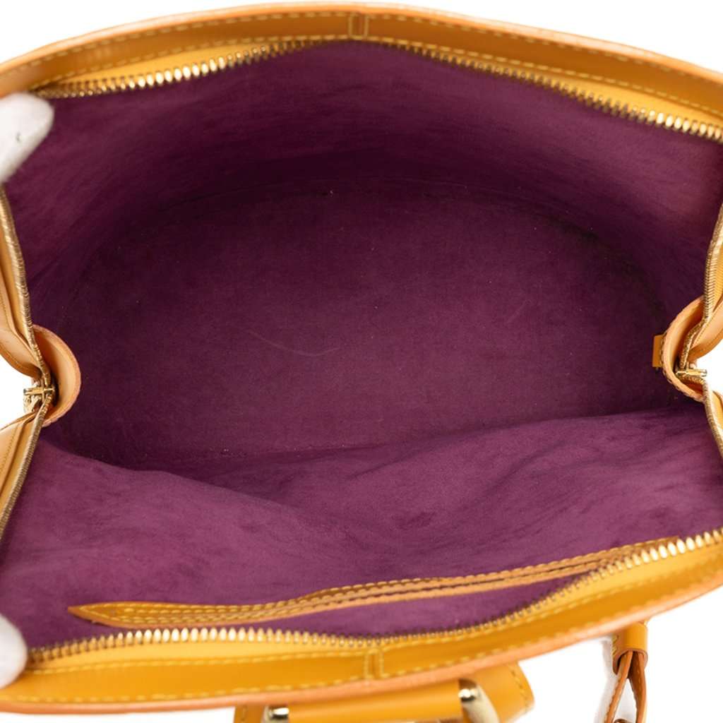 Louis Vuitton Epi Gobelins Yellow Leather Very good condition - Model View