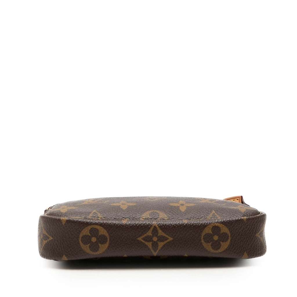 Louis Vuitton Monogram Mini Pochette Accessoires Brown Very good - Inside View