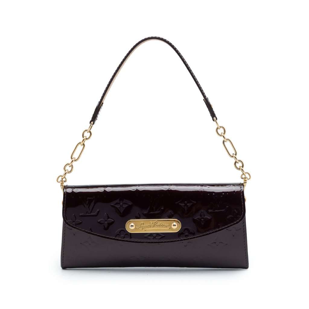 Louis Vuitton Monogram Vernis Sunset Boulevard Purple Leather Very good - Front View
