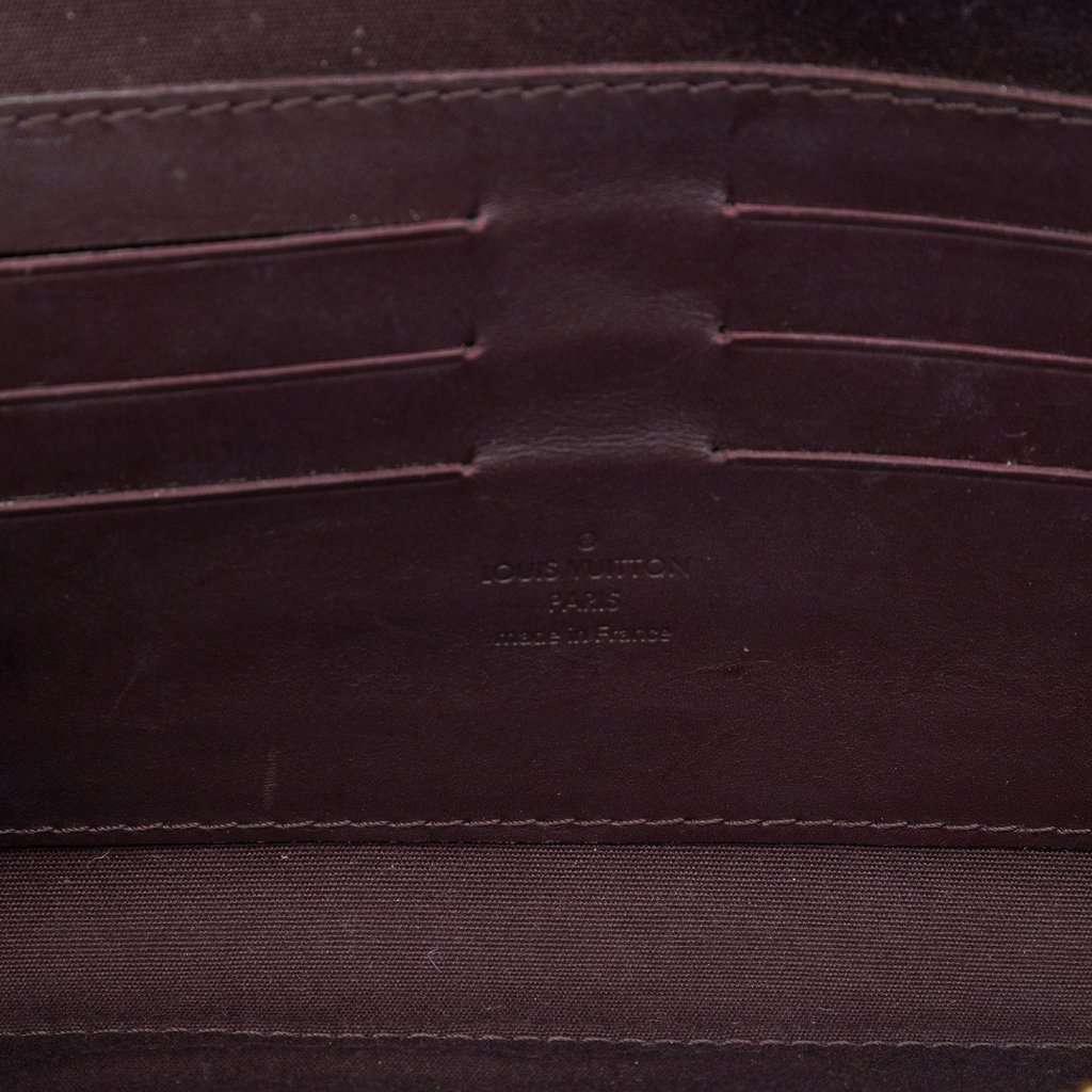 Louis Vuitton Monogram Vernis Sunset Boulevard Purple Leather Very good - Model View