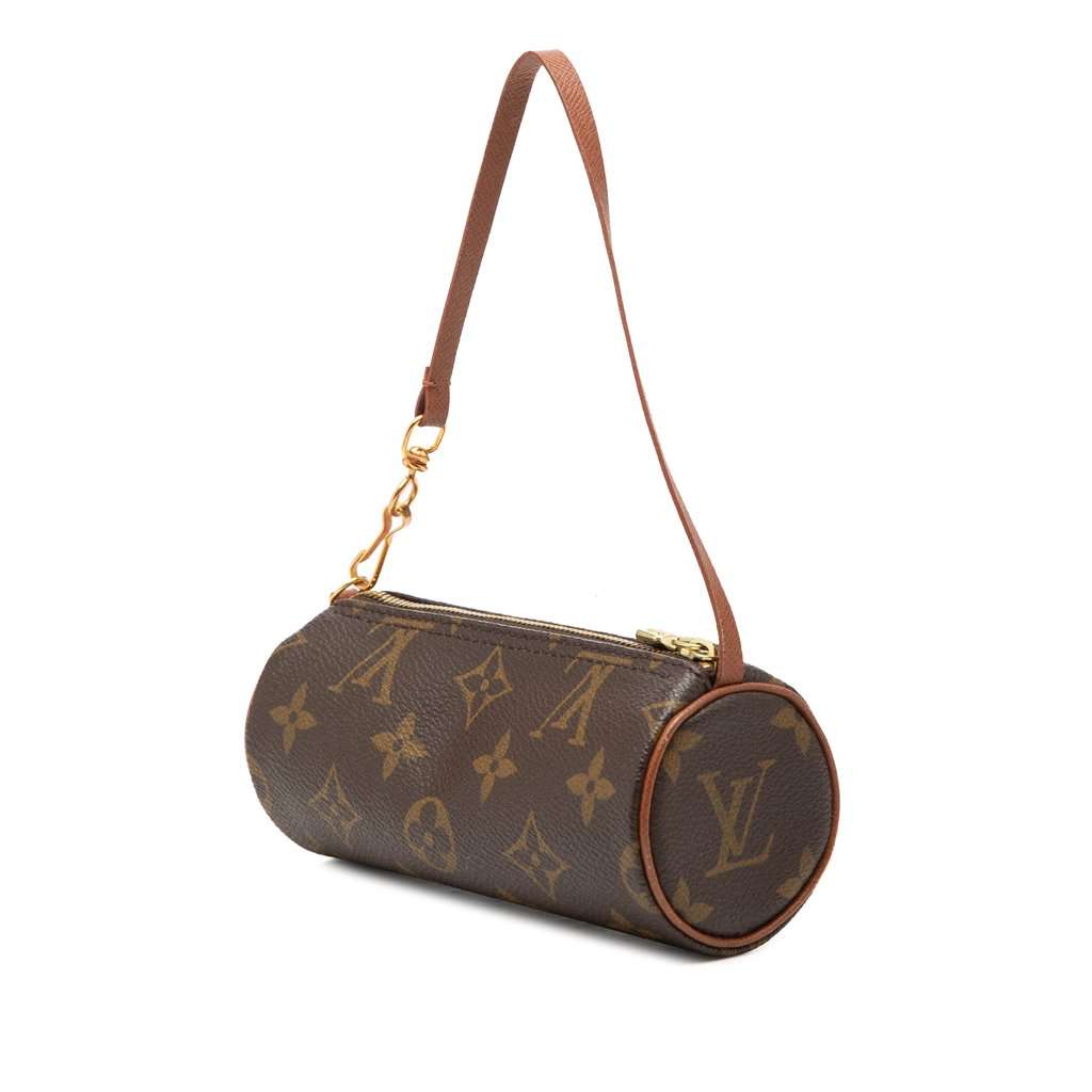 Louis Vuitton Monogram Papillon Pochette Brown Very good condition - Back View