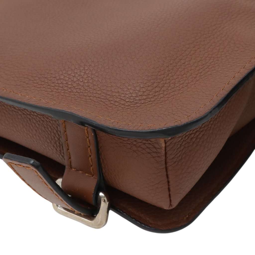 LOEWE Leather Anagram Military Belt Bag Brown Leather Very good condition - Model View