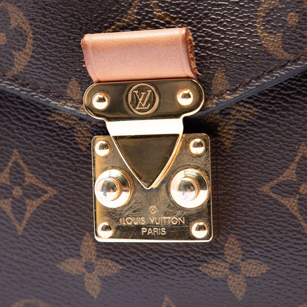 Louis Vuitton Monogram Pochette Metis Brown Very good condition - Box View