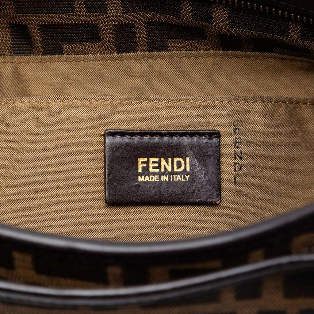 Fendi Zucca Canvas Chef Tote Brown Very good condition - Box View