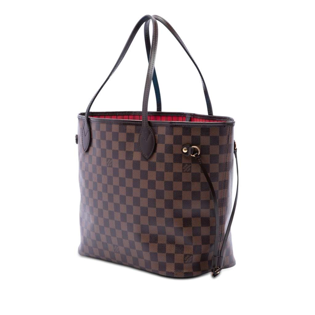 Louis Vuitton Damier Ebene Neverfull MM Brown Very good condition - Back View