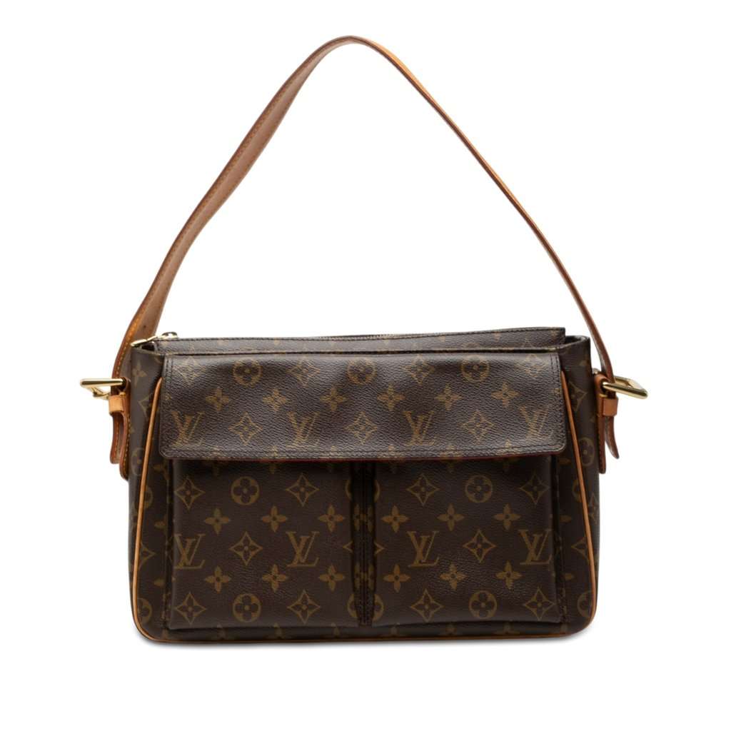 Louis Vuitton Monogram Viva Cite GM Brown Good - Front View