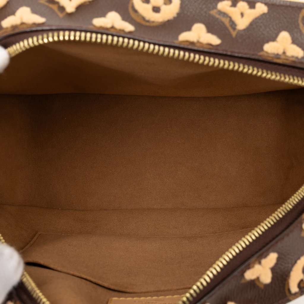 Louis Vuitton Monogram Tuffetage Deauville Cube Brown Very good condition - Model View