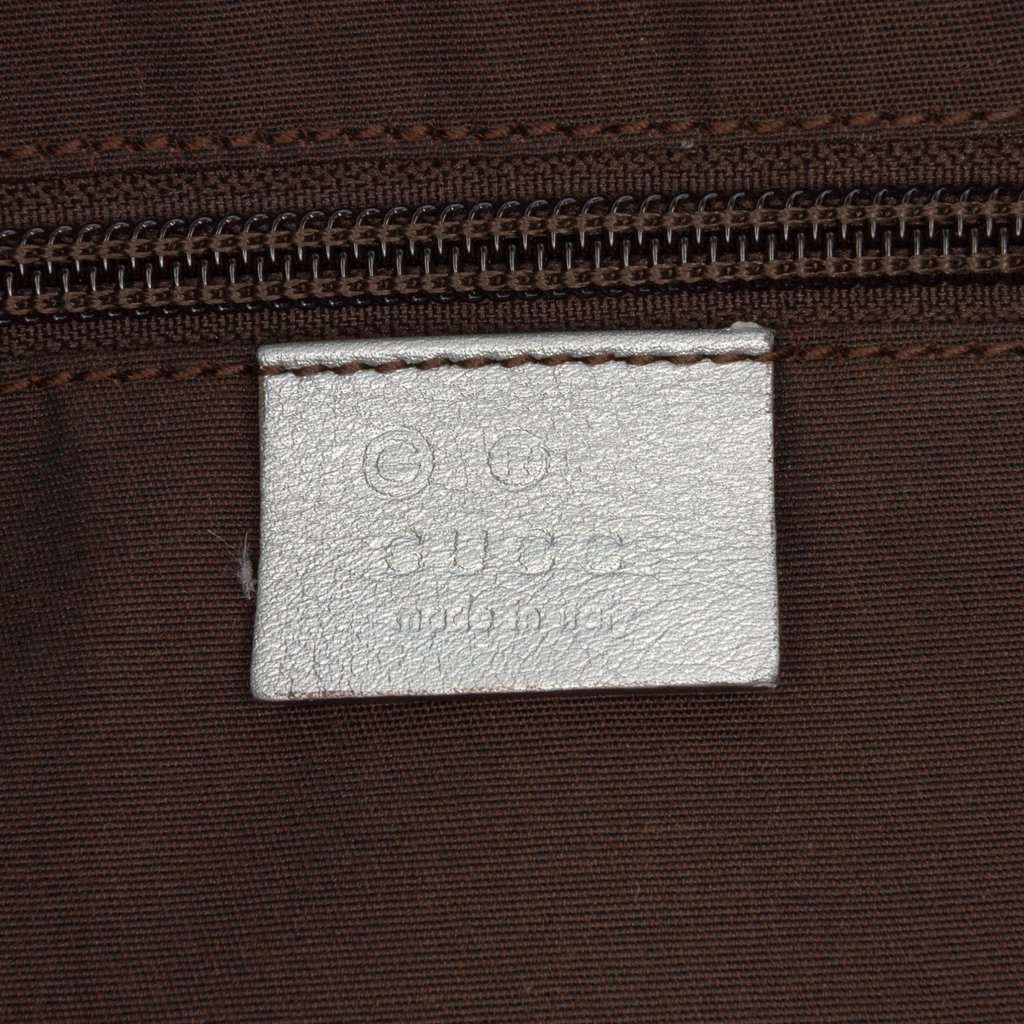 Gucci GG Canvas Tote Silver Very good condition - Box View