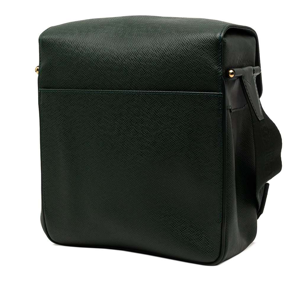 Louis Vuitton Taiga Yaranga Green Leather Good - Back View
