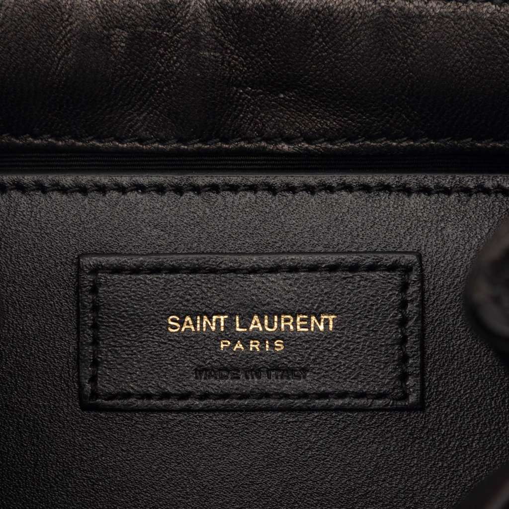 Saint Laurent Mini Quilted Lambskin Monogram Nolita Bag Black Leather Very good - Box View