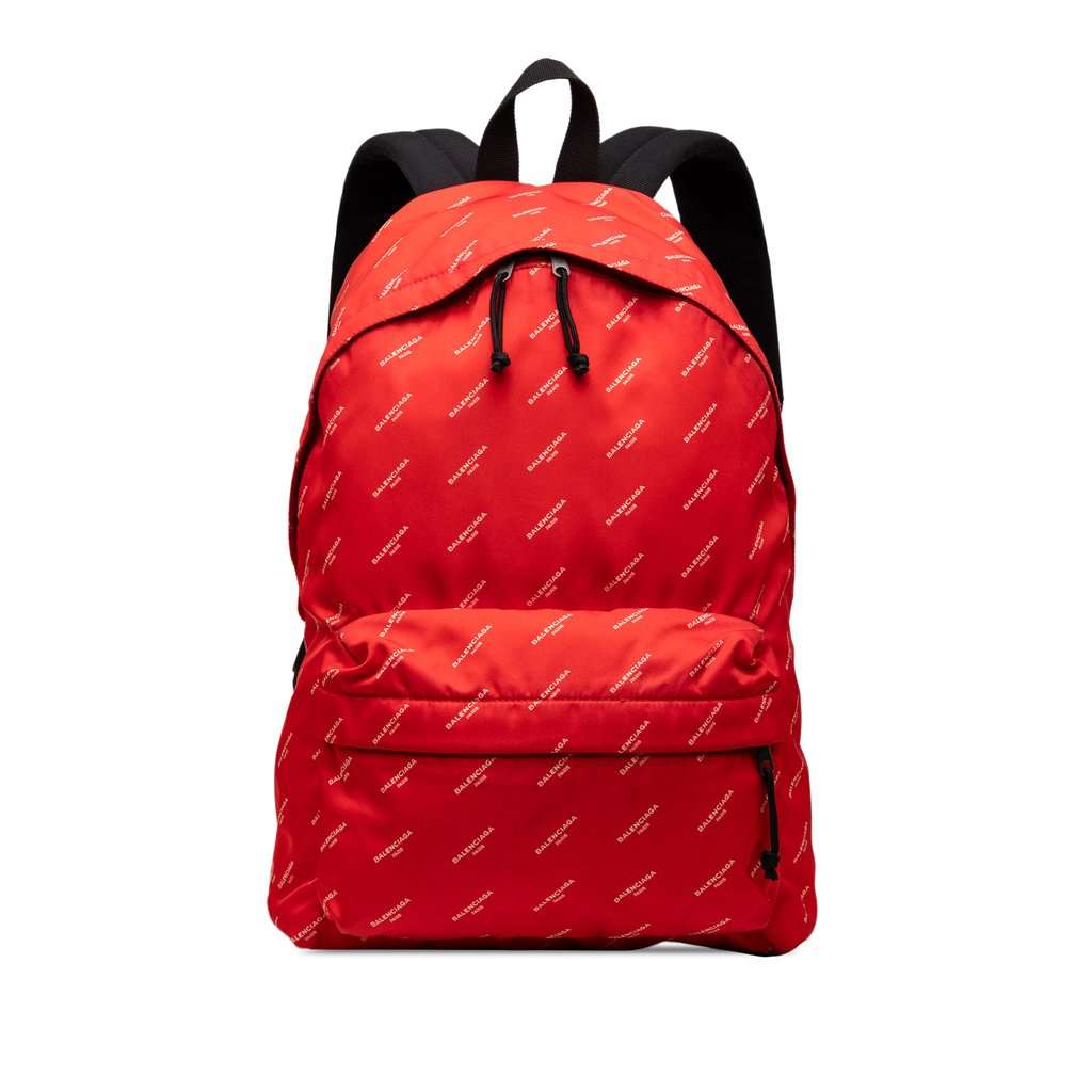 Balenciaga Nylon Explorer Backpack Red Very good condition - Front View