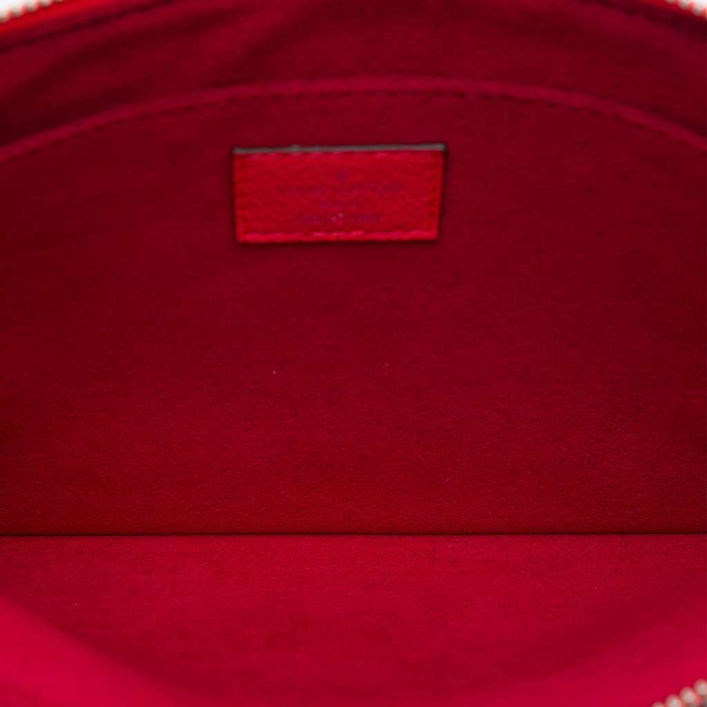 Louis Vuitton Taurillon Pochette Jour PM Red Leather Very good - Model View