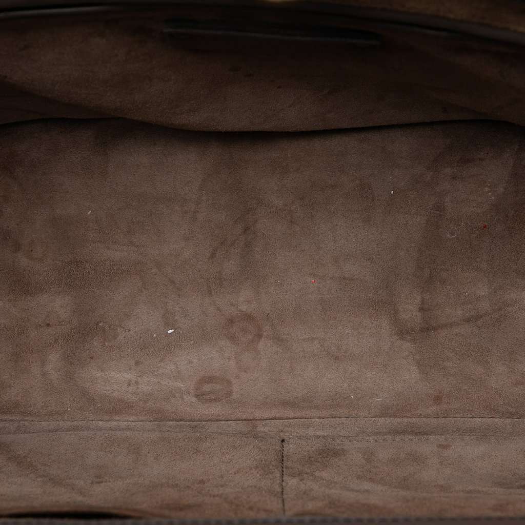 Bottega Veneta Intrecciato Trimmed Leather Ellittica Tote Brown Leather Very good condition - Model View