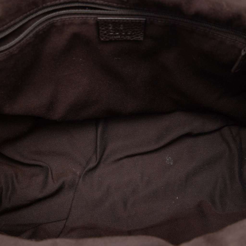 Gucci GG Canvas Abbey D Ring Pocket Tote Brown Very good condition - Model View