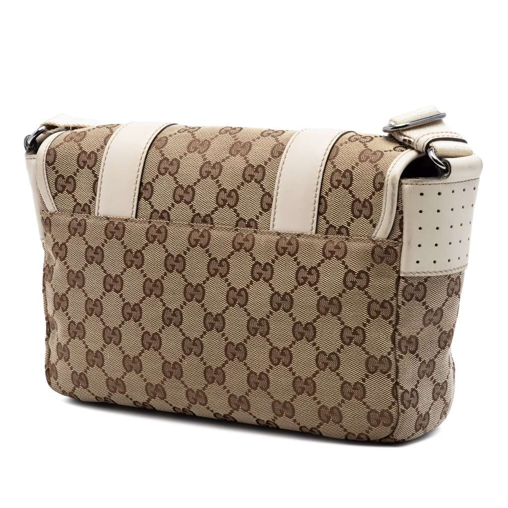 Gucci GG Canvas Crossbody Beige Very good condition - Back View