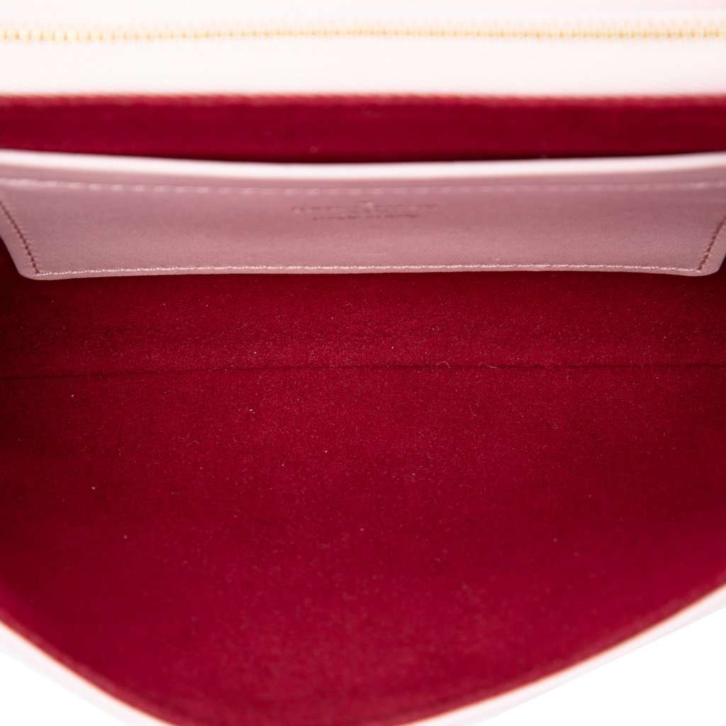 Louis Vuitton Monogram Embossed Lambskin Pochette Coussin Pink Leather Very good - Model View