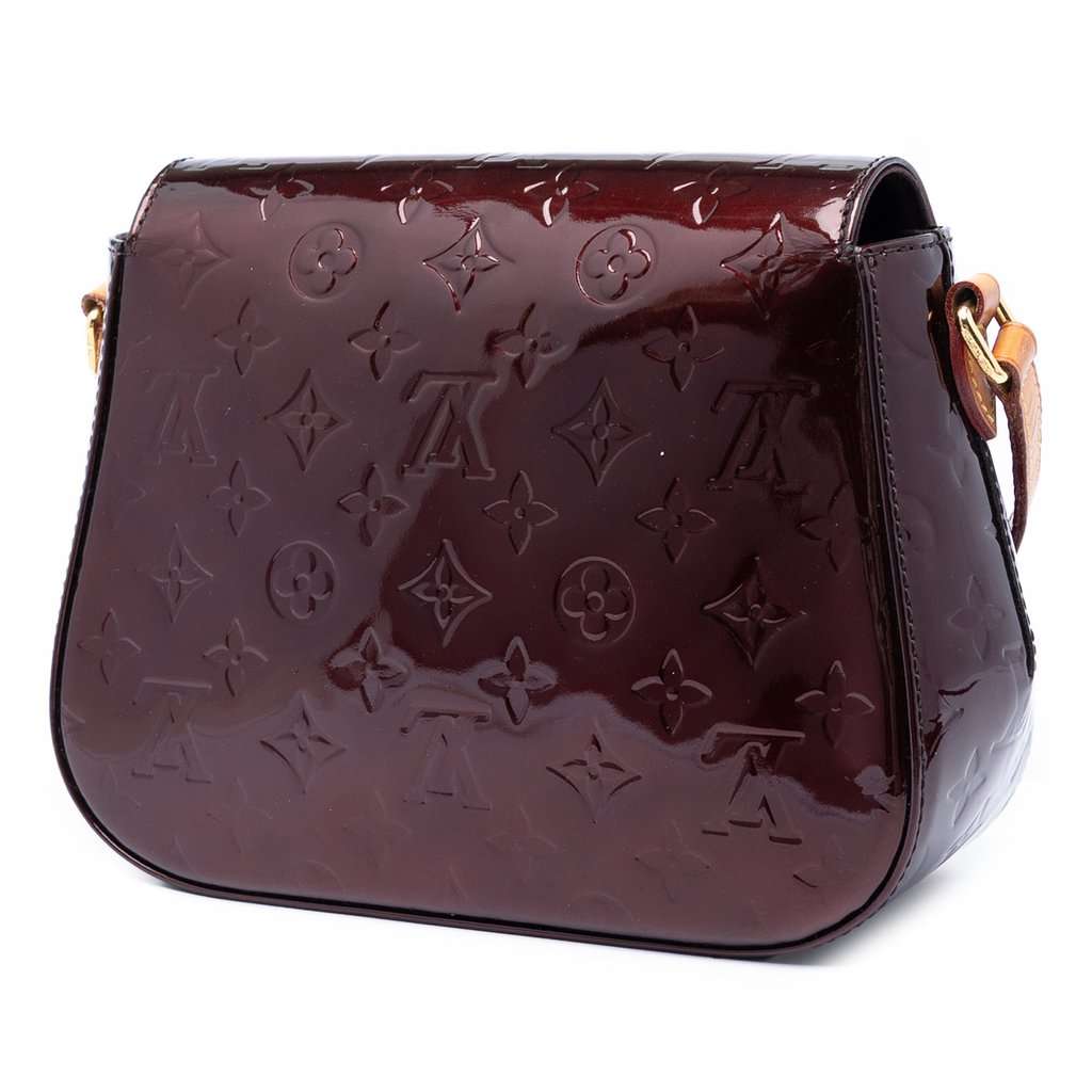 Louis Vuitton Monogram Vernis Bellflower PM Red Leather Very good condition - Back View