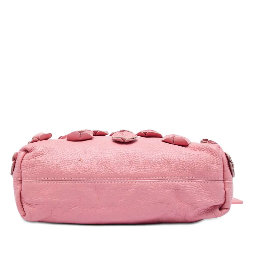 Burberry Prorsum Leather The Petal Fold Over Crossbody Pink Leather Good - Inside View