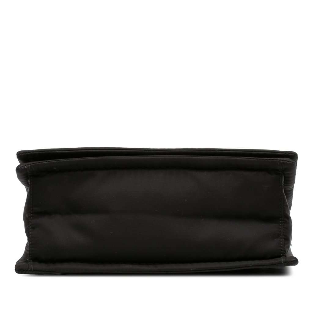 Prada Tessuto Chain Flap Crossbody Black Very good condition - Inside View