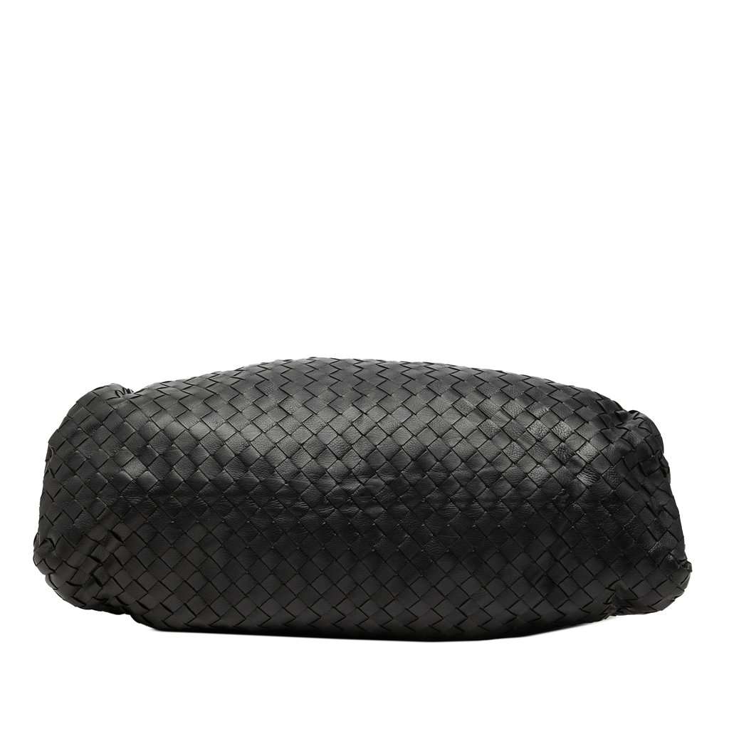 Bottega Veneta Nappa Intrecciato The Pouch Black Leather Very good condition - Inside View