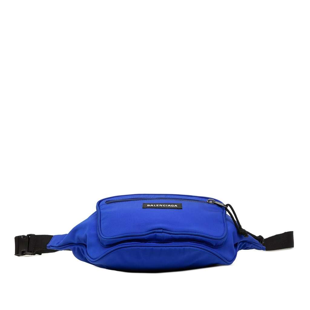 Balenciaga Nylon Explorer Belt Bag Blue Very good - Inside View