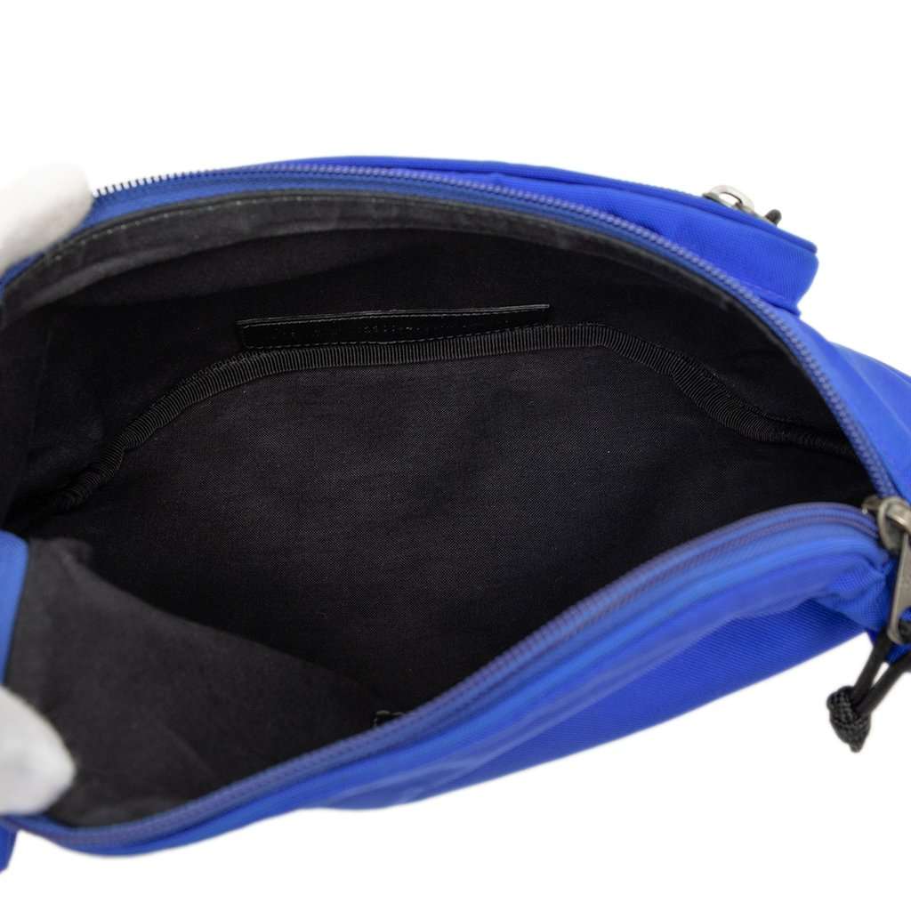 Balenciaga Nylon Explorer Belt Bag Blue Very good - Model View